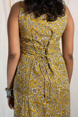 Vibha Noodle Strap Corset Long Kurti - POP NAARI