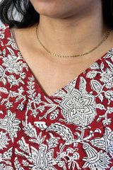 Geeth V Neck Short Kurti - POP NAARI