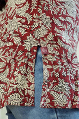 Geeth V Neck Short Kurti - POP NAARI