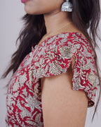 Geeth V Neck Short Kurti