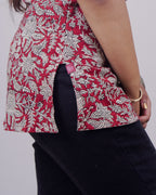 Geeth V Neck Short Kurti
