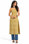 Vibha Noodle Strap Corset Long Kurti