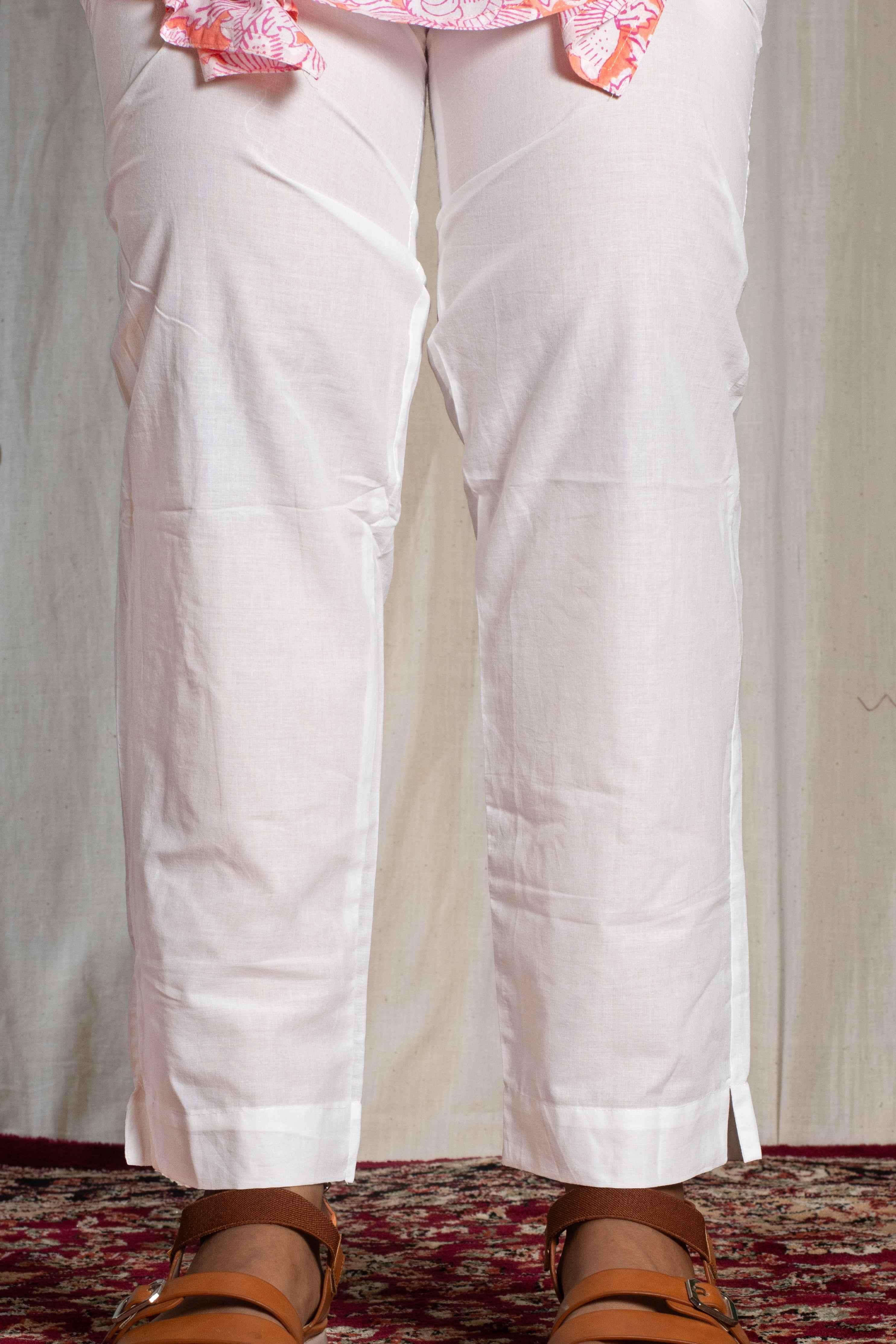 sanvi round neck kurti and pant - POP NAARI