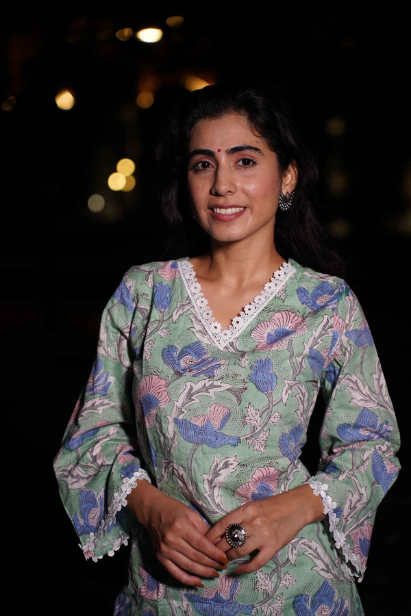 Jeevika Long Kurti - POP NAARI