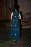 Princess Sofia Blue Linen Dress