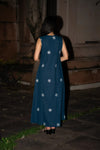 Princess Sofia Blue Linen Dress