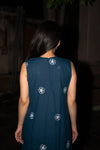Princess Sofia Blue Linen Dress