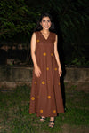 Princess Arora Brown Floral Dress