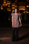 Roop v neck short kurti
