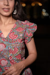 Roop v neck short kurti