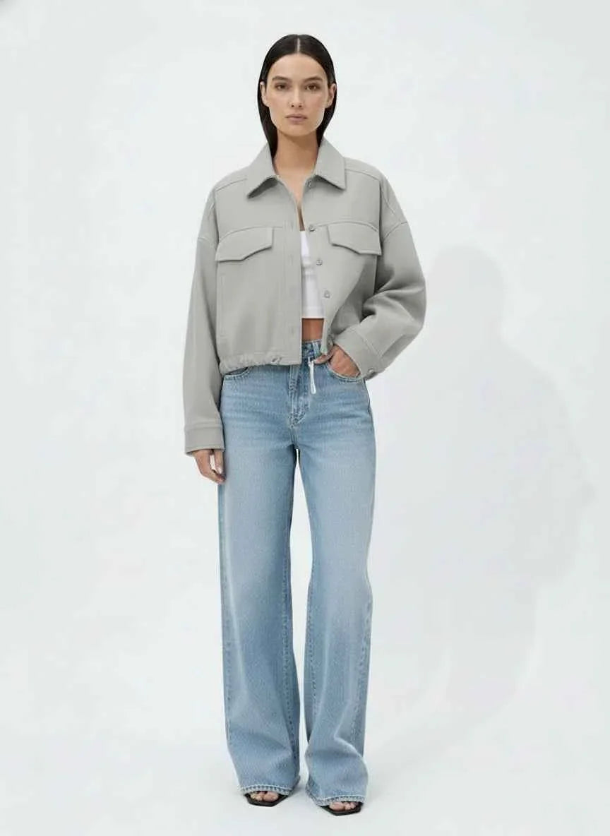 Valentino Oversized Grey Jacket