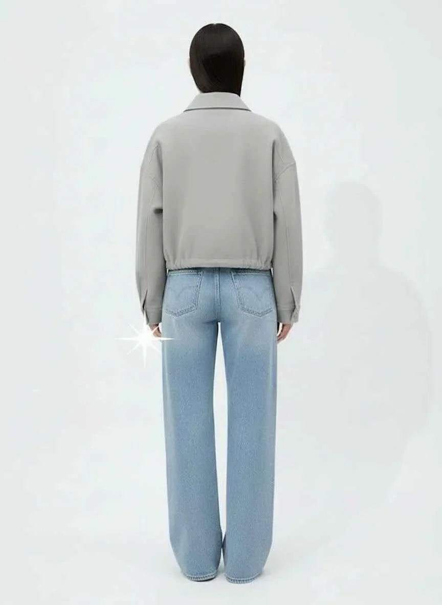 Valentino Oversized Grey Jacket