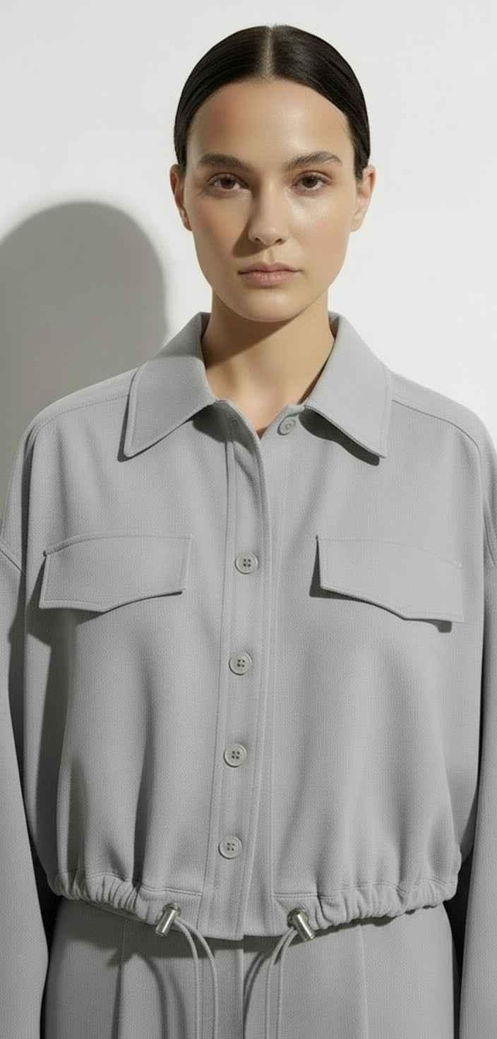 Valentino Oversized Grey Jacket