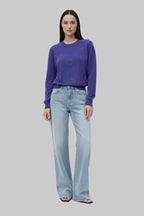 Cleo Purple Knit Cardigan