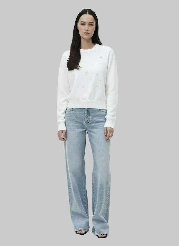 Cleo White Cardigan