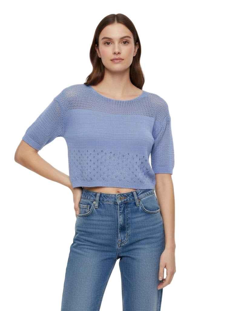 Julie Cozy Blue Top