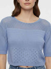 Julie Cozy Blue Top