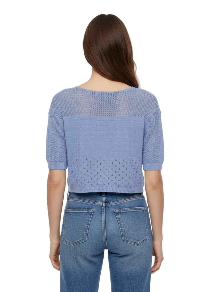 Julie Cozy Blue Top