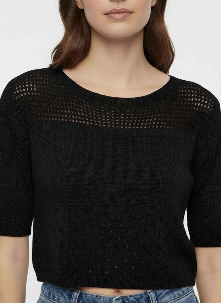 Julie Cozy Black Top
