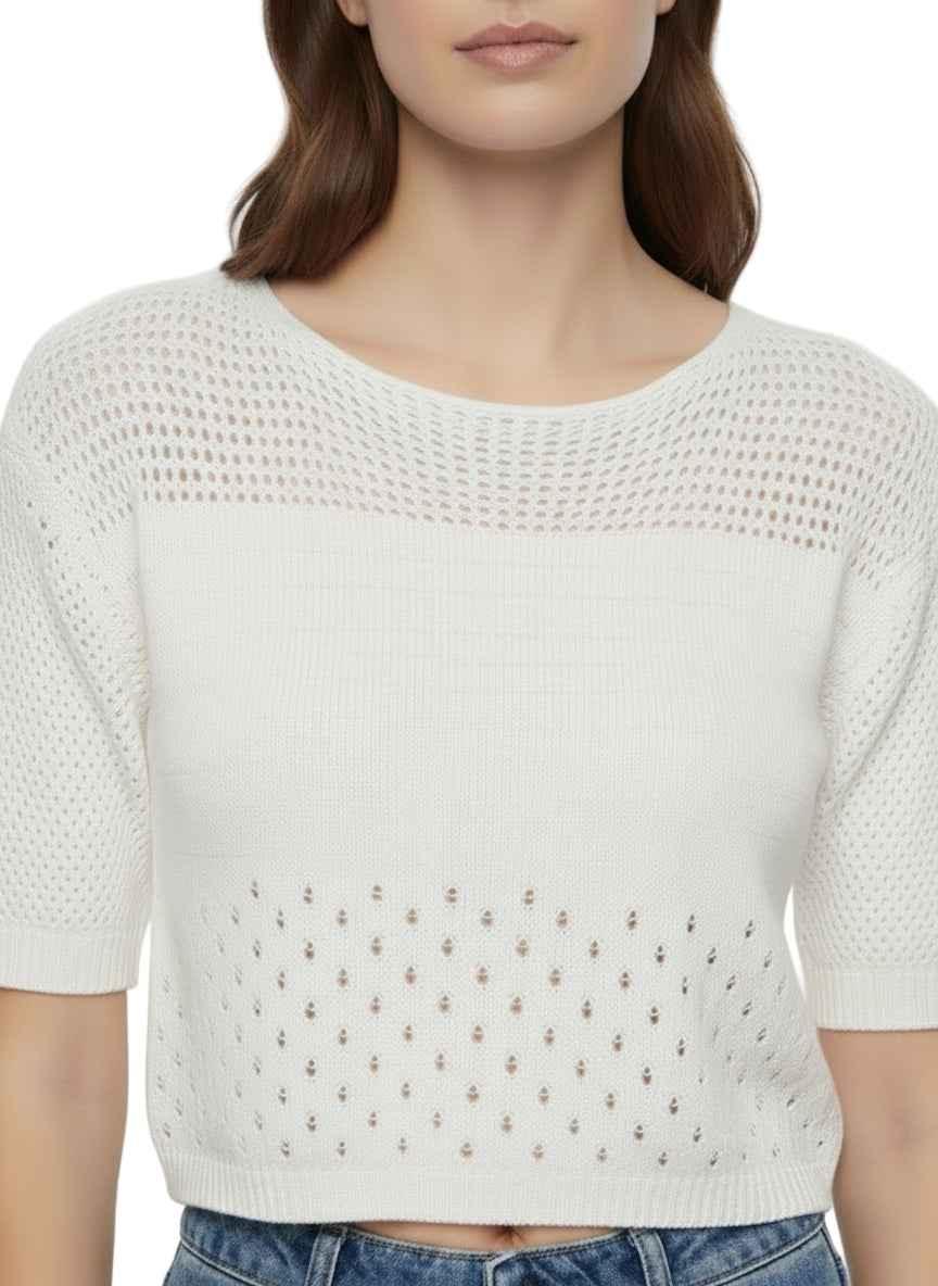 Julie Cozy White Top