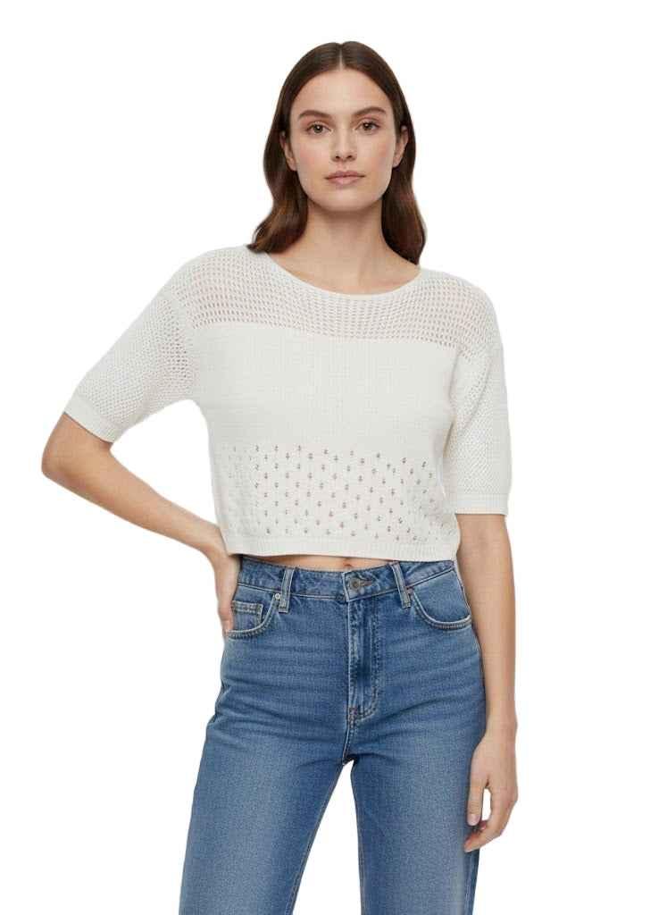 Julie Cozy White Top