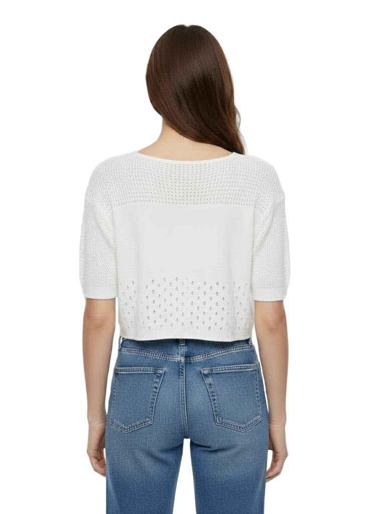 Julie Cozy White Top