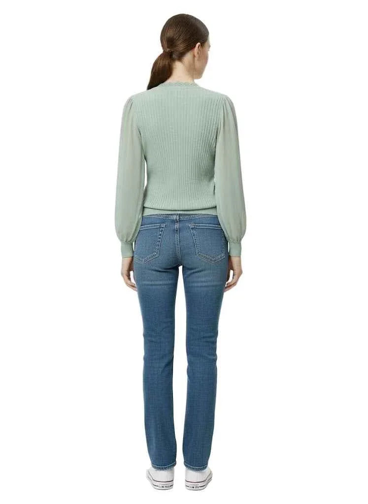 Monica Green Cardigan Short Top