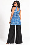 Simran halter neck corset short kurti