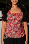 Myra Casual Handblock Cotton Top