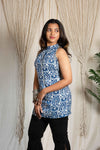 Simran halter neck corset short kurti