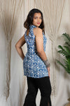 Simran halter neck corset short kurti