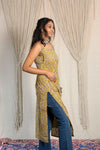 Vibha Noodle Strap Corset Long Kurti